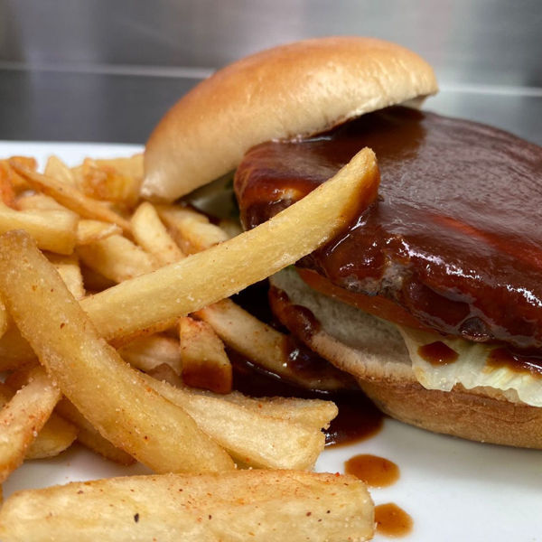 Imagen de Hamburguesa en salsa BBQ